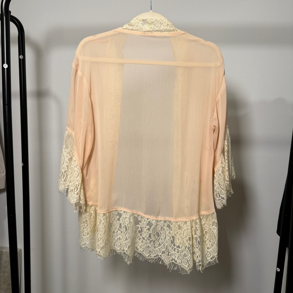 Lace Robe/Cardigan, S/M - Picture 2 of 2